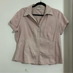 Van Heusen Light Pink Button-Down Shirt